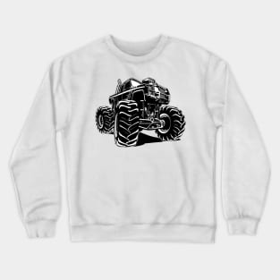 Cartoon monster truck Crewneck Sweatshirt